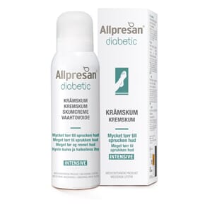 Allpresan diabetic intensive fotkrem 125 ml  10 % karbamid