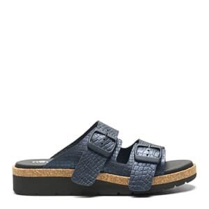 New Feet Slipper Strukturprint Marine