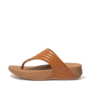 FITFLOP Walkstar Wide Fit Leather Tan