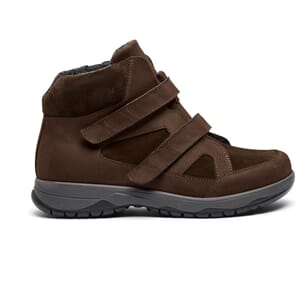 New feet Boots Nubuck m/borrelås Brun
